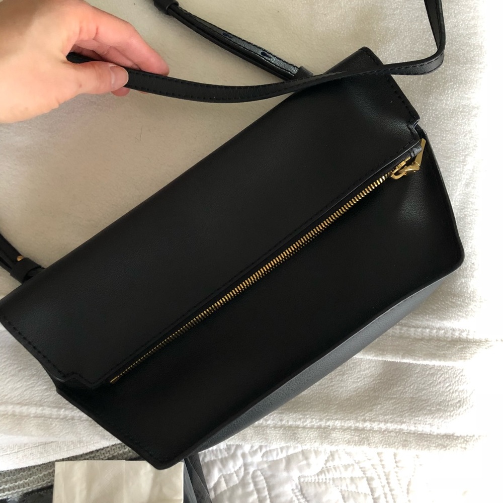 J Crew Bennett magnetic foldover crossbody clutch